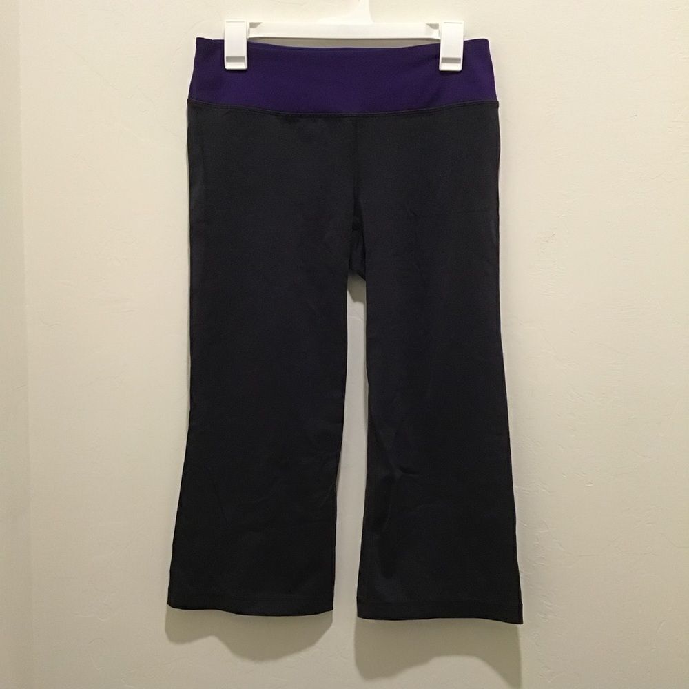 Gapfit gflex crop leggings, black, EUC, Medium
